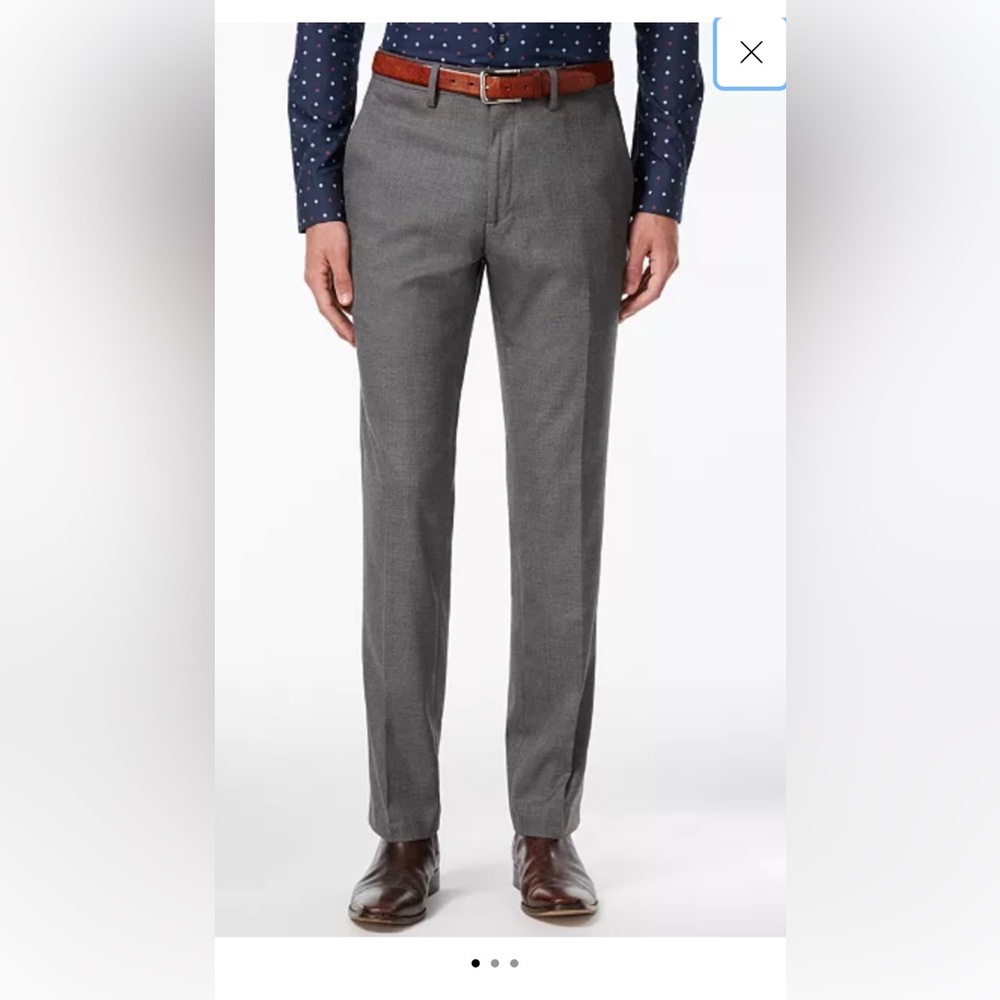 NWT Reaction Kenneth Cole Men’s Straight Slim Fit Dress Pants